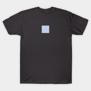 Minimalist pale dusty blue color decor T-Shirt